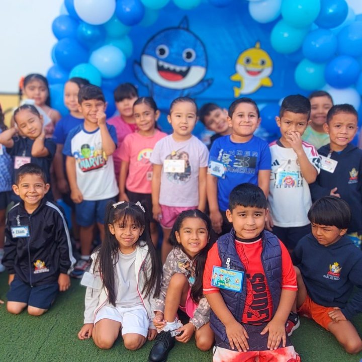 Grupo de Preescolar en la bienvenida del ciclo escolar